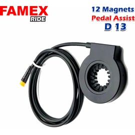 FAMEX RIDE E-Bike PAS Pedals Sensor Power Assist Integrated Waterproof 12 Magnetic Point D13