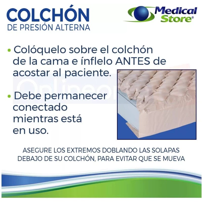 Rehafisic Colchón De Presión Alterna Con Regulador De Aire