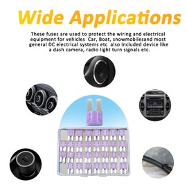 30PCS Micro 2 Blade Fuse ATR/APT Micro2 Fuse ATR/APT Blade Fuse Kit for Car Boat Truck SUV Automotive Replacement Fuses (10A) (3A)