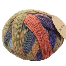golo Wool Yarn for Weaving 3.5oz Cashmere Yarn for Socks Fancy Wool Yarn MQ5-010