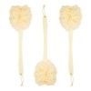 Juvale Exfoliating Luffa Shower Scrubber & Bath Scrubber for Body