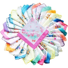 Forlisea 10 piezas de tela de algodón para mujer, diseño floral, Floral, 6 Piezas