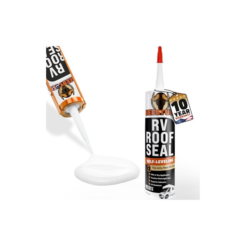 BEEST Self-Leveling RV Roof Sealant - 10 Oz for Waterproof
