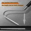 Shengsenfu Adjustable Stainless Steel Snake Hook, Extensible Snake Hook, Retractable