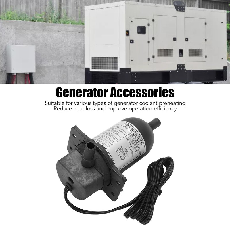 Engine Water Jacket Heater Self Circulating Diesel Generator Thermostat Coolant