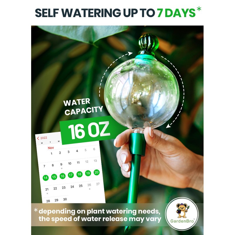 3pcs 16 Oz Plant Watering Globes for Indoor Plants with
