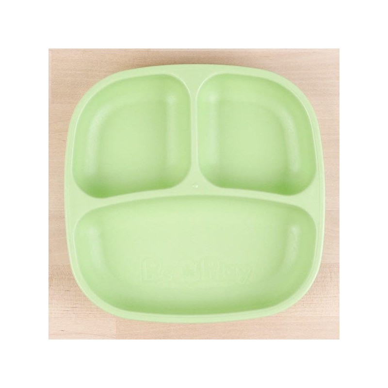 Re-Play Divided Plate Single, Sage