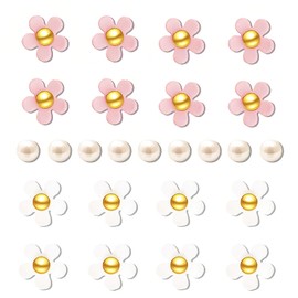 HRCOYES 25PCS Shoe Decoration Charms, Flower Cute Shoe Charms, Shoe Decoration for Kids Girls Woman Adults