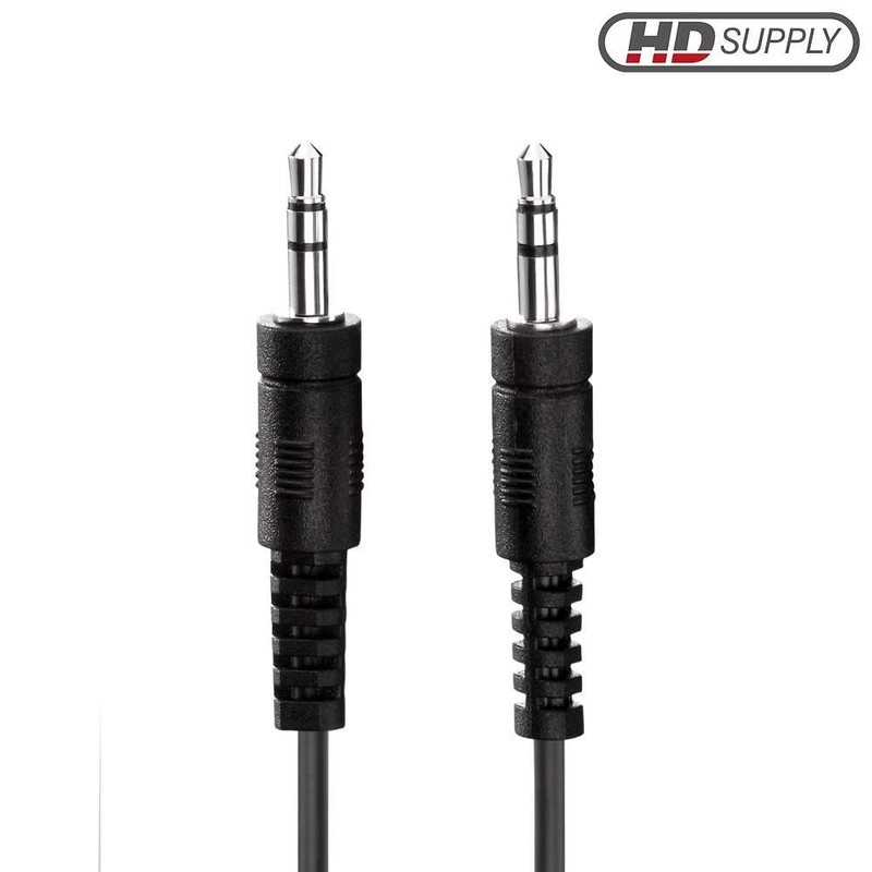 HDSupply AC010-025 Audio Stereo Connection Cable 3.5 mm Male to
