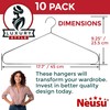 Neusu Heavy Duty Hangers - 5mm Solid Metal, Hold Over