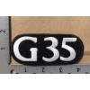 Set Of Two (2) G35 Embroidered Emblem Patch Iron On