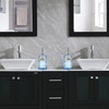 16 Oz Soap Dispenser with 304 Rustproof Stainless Steel Pump,