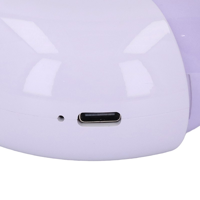 Electric Nail Clipper Round Anti Pinch USB Rechargeable Safety Electric