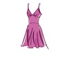 McCalls Sewing Pattern M8195F5 F5 (16-18-20-22-24) Misses' Dresses, Multi Colour