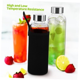 CIYODO Water Bottles Wide Mouth Leakproof Stainless Steel Lid Travel Bottles for Milk Juice