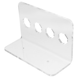 SAFIGLE Wall Mounted Scissors Holder Rack 6-Slot Acrylic Organizer for Hairdresser Tools Professional Scissor Stand for Salon Use