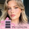 TNFVLONEINS Lash Clusters Wispy Eyelash Clusters Spiky Individual Lashes Clusters