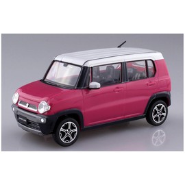 Aoshima Bunka Kyozai 01B The Snap Kit Series Suzuki Hustler Candy Pink Metallic Color Coded Plastic Model