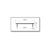 MS Fittings Ventilation Grille Plate/Heater Cover 100 x 200 mm