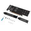 Quad M.2 NVMe to PCIe 4.0 X16 Adapter 4 Port