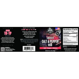 Pit Boss Smoked Salt & Pepper Rub Grill Spices, Multicolored