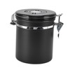Airtight Coffee Canister Storage Jar Date Tracker CO2 Release Valve