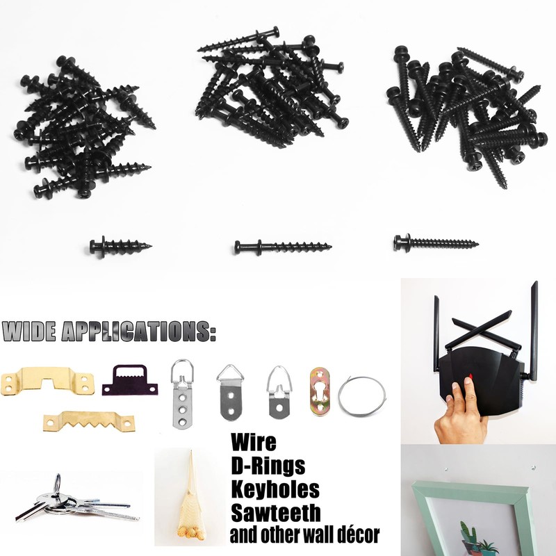 laffeya Bear Claw Picture Hangers, Multi-Purpose Double-Headed Screws