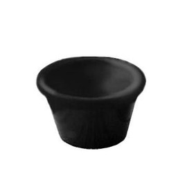 American Metalcraft MRF450BL American Metalcraft MRF450BL Fluted Ramekin, Melamine, 4 oz. Capacity, Black, Melamine, Black