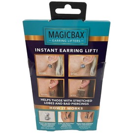 MagicBax Earring Lifters Instant Earring Lift Back Hypoallergenic New In Box