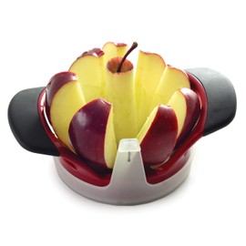 Norpro 5099 Grip Ez Fruit Wedger/Corer with Push Plate, 8 Sections