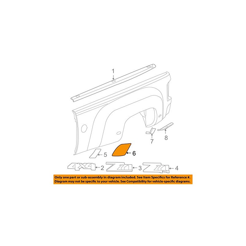 GM Genuine 15952186 Wheelhouse Panel Protective Film, Rear