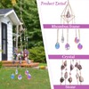Amethyst Crystal Suncatcher - Dreamsum Hanging Gold Plated Garden Sun