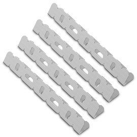 Mordx Stainless Steel BBQ Holder, Skewer Rack for 6 Skewers, Holder for the Grill, Grill Frame, Stainless Steel Grill Rack for Barbecuing, Meat, Vegetables, Ideal for Barbecue Skewers, Meat Skewers,