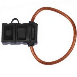 VOODOO 8 Gauge Maxi Inline Fuse Holder Fuseholder with Cover & Fuse (2 Pack) (70 AMP)