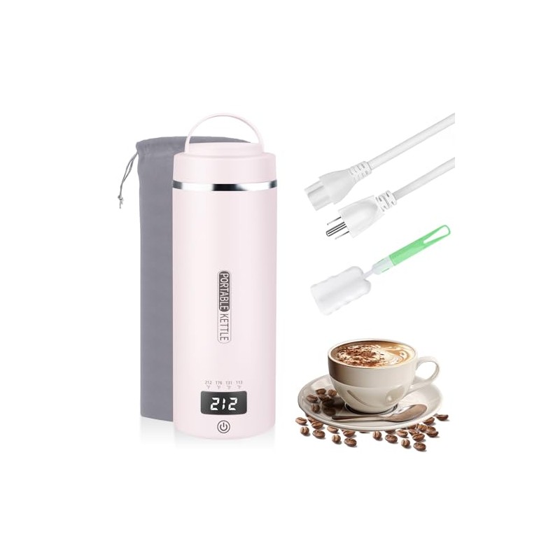 Travel Electric Water Kettle Protable Small Water Boiler 550ml Tea