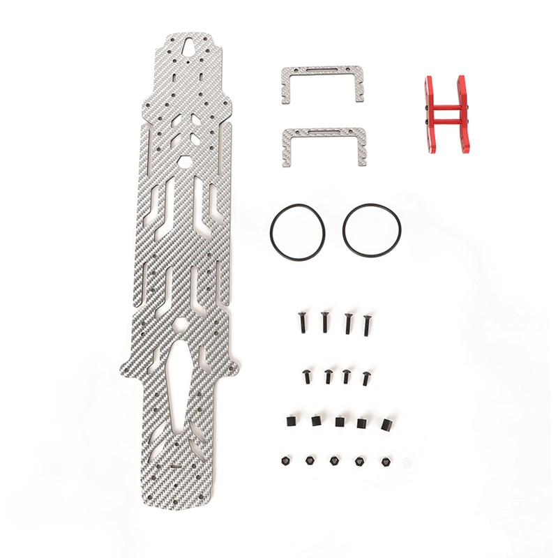 RC Car Chassis Plate Narrow Vertical High Traction Carbon Fiber