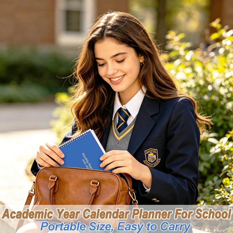 Monthly Calendar Planner, Jul 2026–Dec 2027, 120 GSM Paper, B5