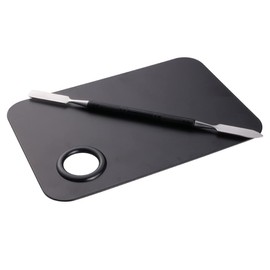 VILLFUL 2pcs Nail Art Tools Set Mixing Pallet Double-Ended Rods Professional Nail for Salon Home Use