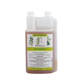 ESTELLA Joint Juice (1 Litre Dosing Bottle) – For Horses with Joint Complaints such as Osteoarthritis, Tendon or Ligament Damage – Stop Lameness with Herbal Juice
