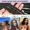 Human Hair Loc Extensions 10 Inch 60 Str Dreadlock Extension