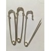Platinum 3 Kilt Pins Silver Plated Steel 3" long fasteners