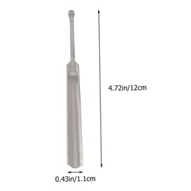 OHPHCALL 5pcs Stainless Steel Dead Skin Forks Cuticle Removers Nail Art Tools for Manicure and Pedicure Professional Grooming Kit for Men and Women