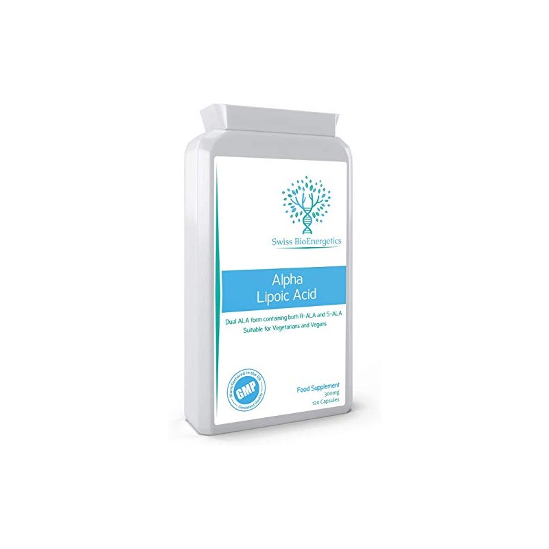 Alpha Lipoic Acid 300mg 120 Capsules – Dual ALA (Both
