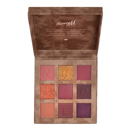 Barry M Cosmetics Nude And Neutral Eyeshadow Palette, Rich - 9 Natural Shades In Matte & Shimmer Highly Pigmented Rich Colours.