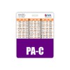PA-C Badge Buddy Horizontal w/Height & Weight Conversion Charts (Oversized,