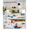ctronics PTZ Indoor Surveillance Camera with 6X Hybrid Zoom, Automatic