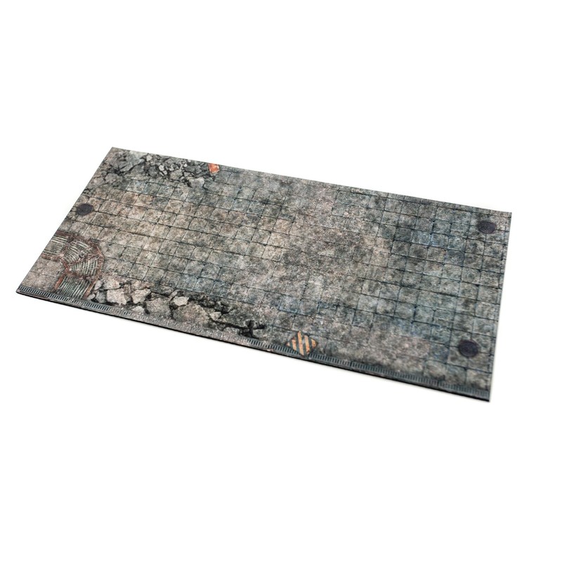 playmats.eu T043_5szt Rubber Zones for Warhammer 40K Destroyed Square Pack