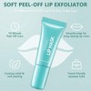 2Pcs Cooling Peel Off Lip Mask,Clear Lip Balm Gentle Exfoliator