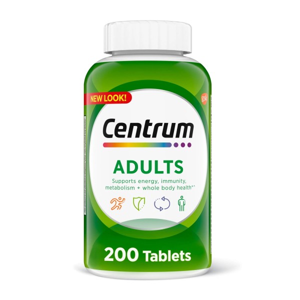 No Brand Centrum Men and Women Multivitamin Supplement Tablets, 200