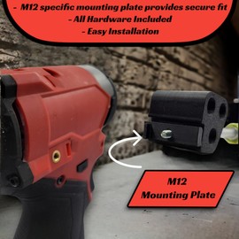 BT//FX Drill Bit Holder - Milwaukee M12, Cordless Tools, Impact Drivers, Accessories, Replace Magnetic